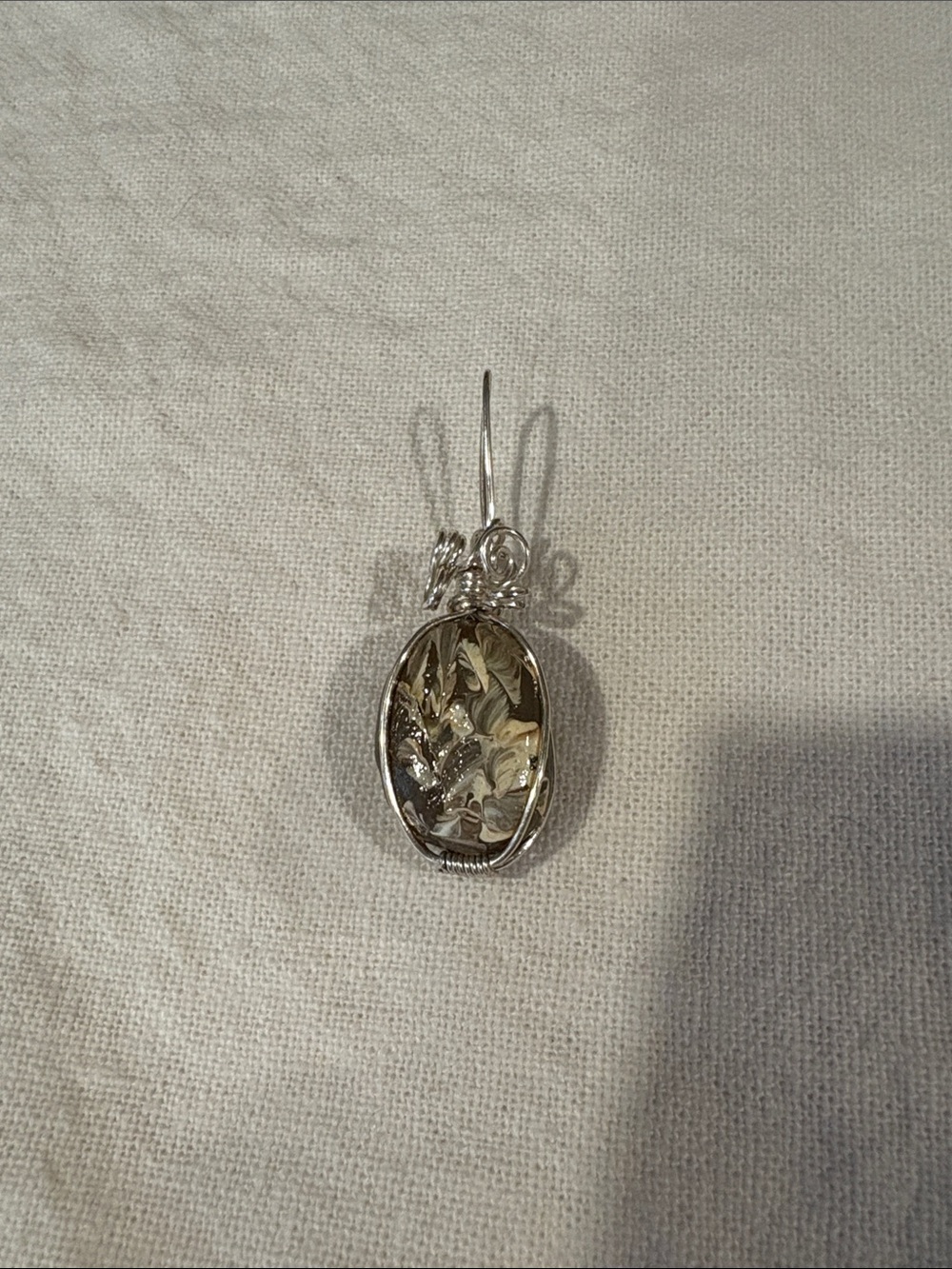Hand-painted pendant - Picture 3 of 9